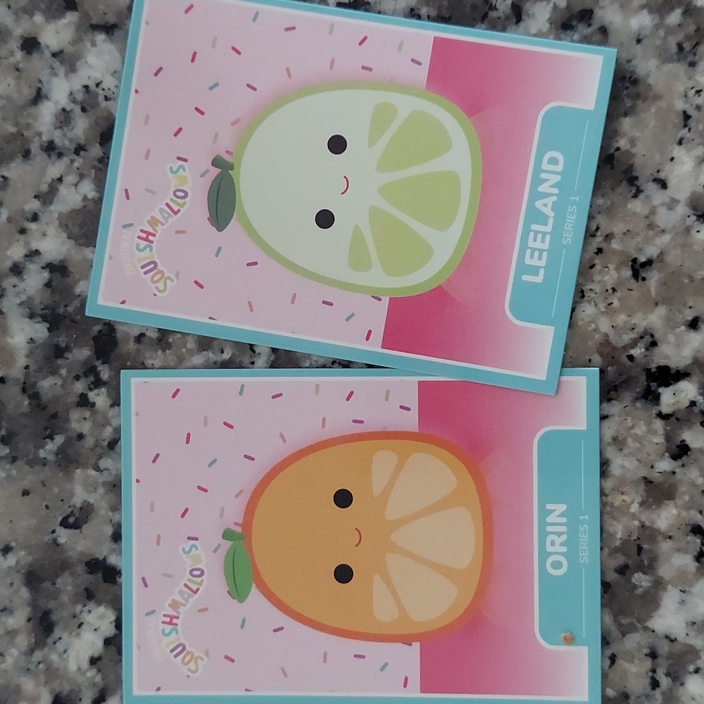 Fruit squishmallow cards